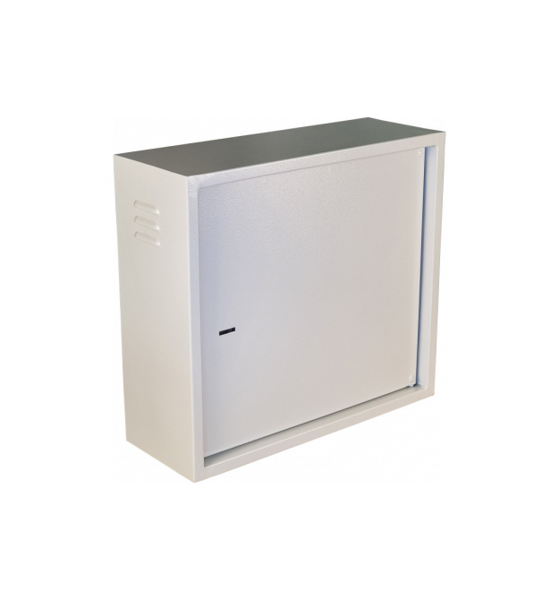 Антивандальна шафа VAGOS Lite Super Antilom 19 3U - 0,8мм (550х500x220) двері - приховані петлі, замок - сувальдний, 8відп.