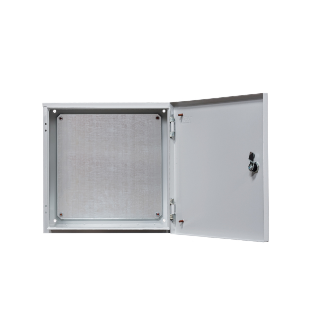 Корпус електротехнічний ЩМП-400х300х250 -1.0 мм з монтажною панеллю 1,5мм, ступінь захисту IP 31, метал