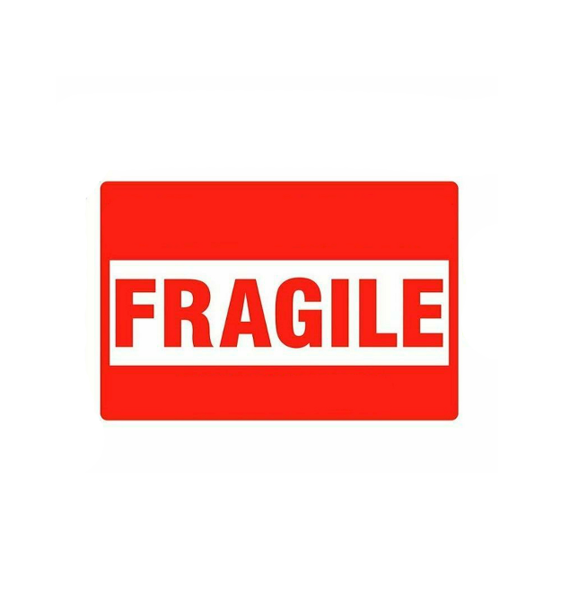 Наклейка на коробки Fragile для крихкого товару