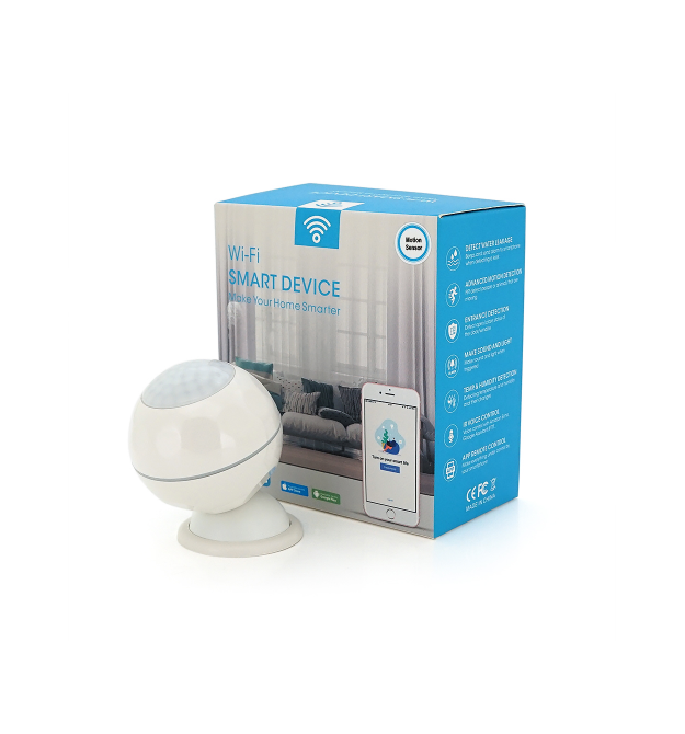 Автономний WiFi датчик руху YOSO Dмotion-WIFI-02 TUYA живлення СR123 шт.