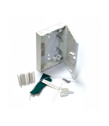 Абонентська розетка - бокс FTTH, для 4xSC simplex - LC duplex прохідна
