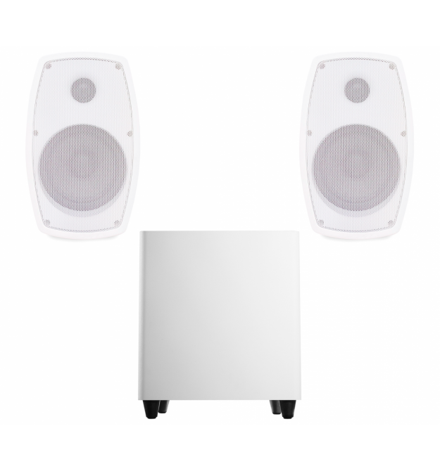 Акустический комплект SKY SOUND SUBT-10W-MC (2*40Вт) WHITE