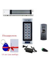 Комплект контроля доступа с магнитным замком для металлической двери SEVEN KA-7803