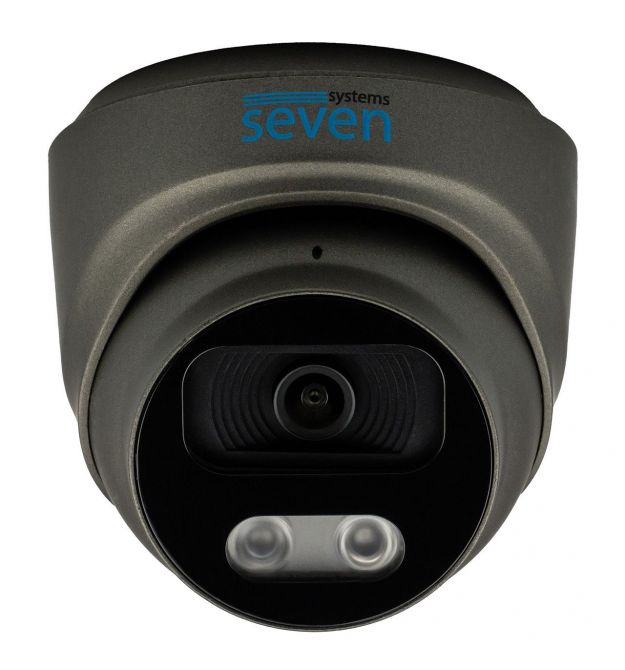 IP-видеокамера 2 Мп уличная/внутренняя SEVEN IP-7212PA black 2,8 мм