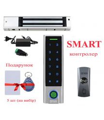 Биометрический Smart комплект контроля доступа с управлением по Bluetooth SEVEN KA-7808