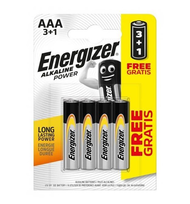 Батарейка Energizer AAA Alkaline Power 4 шт