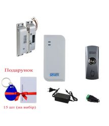 Комплект контроля доступа с электроригельным замком SEVEN KA-7816