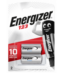 Батарейка Energizer 123 Lithium 2шт