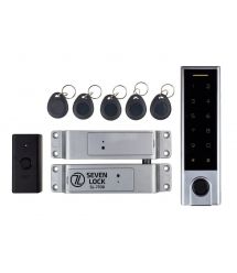 Беспроводной биометрический комплект контроля доступа SEVEN LOCK SL-7708F