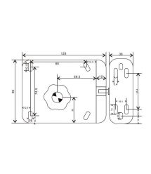 Беспроводной биометрический комплект контроля доступа SEVEN LOCK SL-7701F
