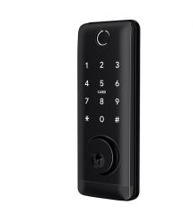 Умный дверной биометрический замок SEVEN LOCK SL-7764BF black