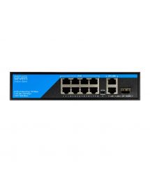 PoE коммутатор (switch) 8 портов SEVEN P-7328G-SFP