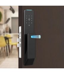 Умный дверной биометрический замок SEVEN LOCK SL-7775BF black