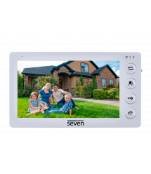 Видеодомофон 7 дюймов SEVEN DP-7573 white
