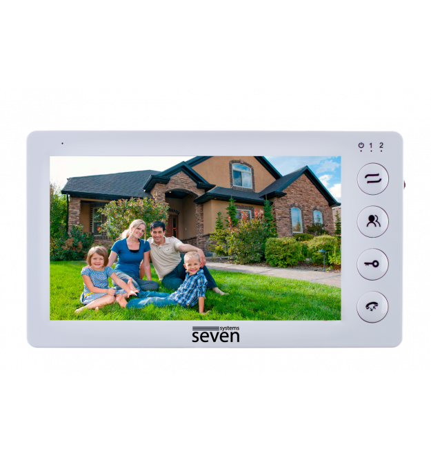 Видеодомофон 7 дюймов SEVEN DP-7573 white