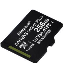 Карта памяти microSDXC Kingston Canvas Select Plus 256 GB Class 10 А1 UHS-1