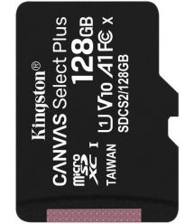 Карта памяти для домофона microSDXC Kingston Canvas Select Plus 128 GB Class 10 А1 UHS-1