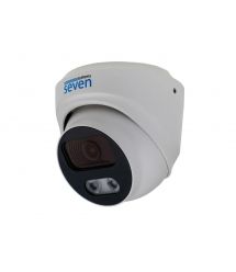 Комплект видеонаблюдения на 4 купольные 2 Мп FULL COLOR IP-камеры SEVEN IP-7212W4FC-2MP