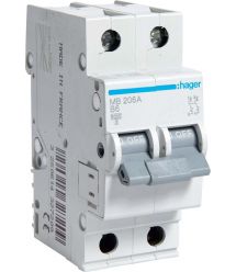 Автоматичний вимикач 2P 6kA B-6A 2M