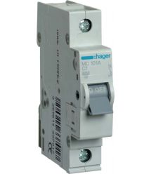 Автоматичний вимикач 1P 6kA C-1A 1M