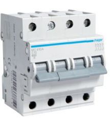 Автоматический выключатель 4P 6kA C-10A 4M