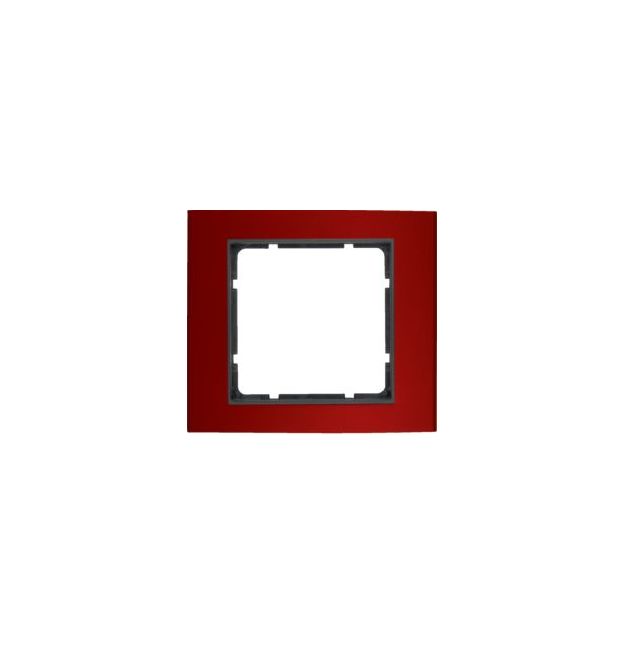 Рамка 1Х червона-антрацит B.3