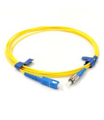 Патчкорд SC-UPC-FC-UPC SM 10м Simplex Slim
