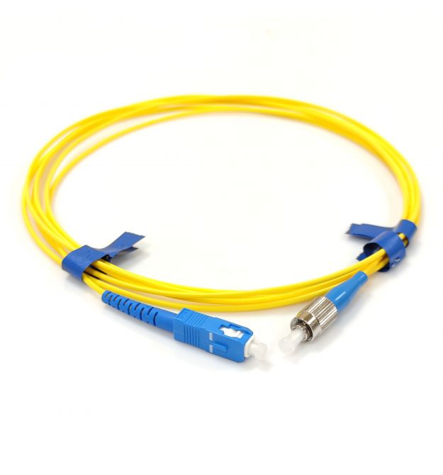 Патчкорд SC-UPC-FC-UPC SM 10м Simplex Slim