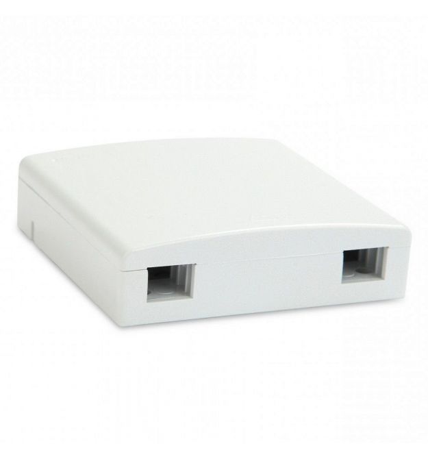 Абонентская розетка FTTH, для 2xSC simplex-LC duplex белая