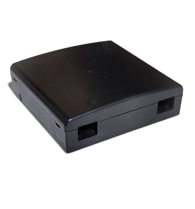 Абонентська розетка FTTH, для 2xSC simplex- LC duplex чорна