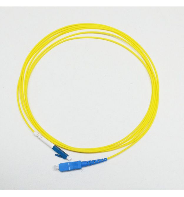Патчкорд SC-UPC-LC-UPC SM 2м Simplex, Slim (2мм)