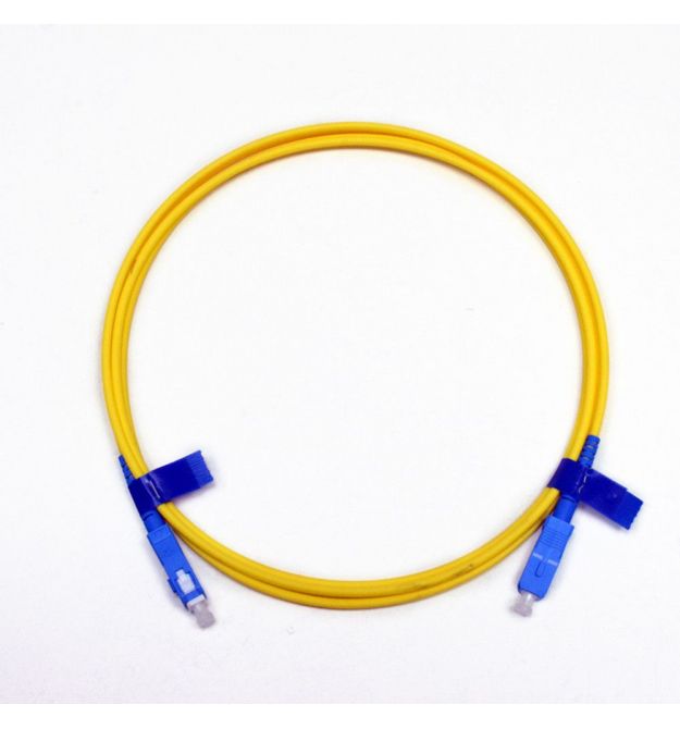 Патчкорд SC-UPC-SC-UPC SM 0.5м Simplex, Slim (2мм)