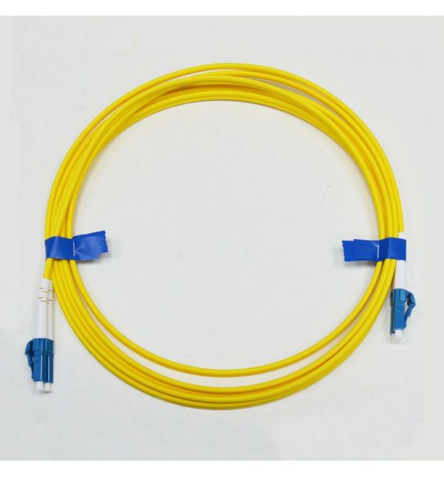 Патчкорд LC-UPC-LC-UPC SM 1м Duplex, Slim (2мм)