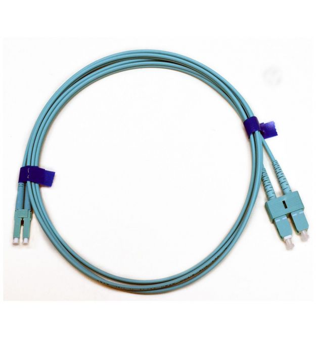 Патчкорд SC-UPC-LC-UPC MM (OM3) 1м Duplex Slim (2мм)