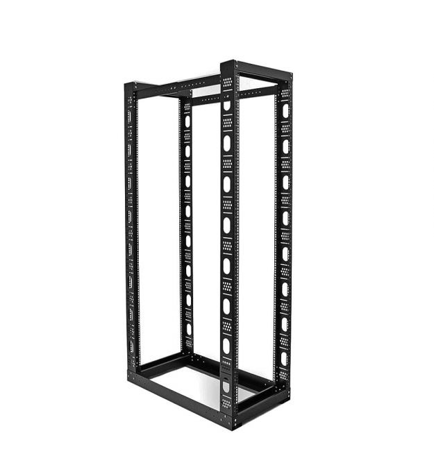 Стійка 42U, подвійна 1000 мм глиб., чорна