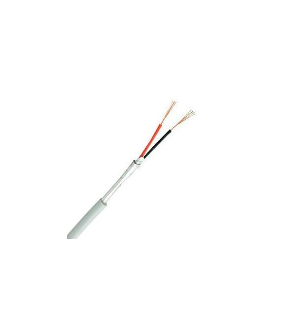 Кабель для сигнализации ALARM 2х0,22, медный, многожильный с экраном.