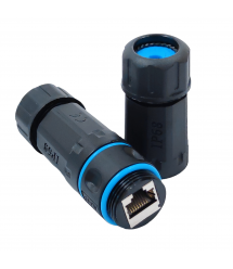 Водонепроницаемый соединитель IP68, RJ45-RJ45, STP, кат. 6, LW