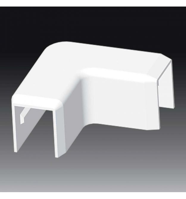 Угол прямой LHD 17x17 белого цвета Серия LH ПВХ