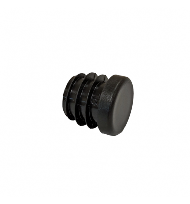 Заглушка пластиковая круглого отверстия D18 патчпанели, черная