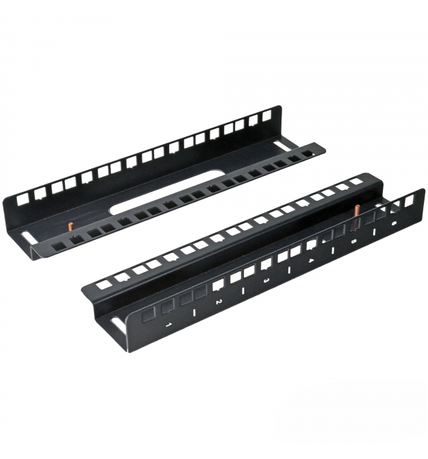 Рек 7U (пара) до шаф MGSWA (з маркуванням, гвинтом заземлення)