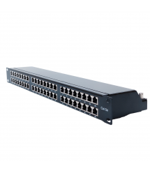 Патч-панель 19" 1U STP 48xRJ-45 Dual IDC type, кат. 5e, LW