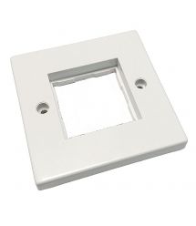 Рамка Everon 86x86 для установки модуля 45х45, RAL 9010 біла, Corning