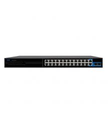 PoE-коммутатор 28-портовый TVT TD-B2224S1-PGA с 24 портами PoE