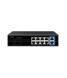 PoE-коммутатор 10-портовый TVT TD-B2208S1-PGU с 8 портами PoE