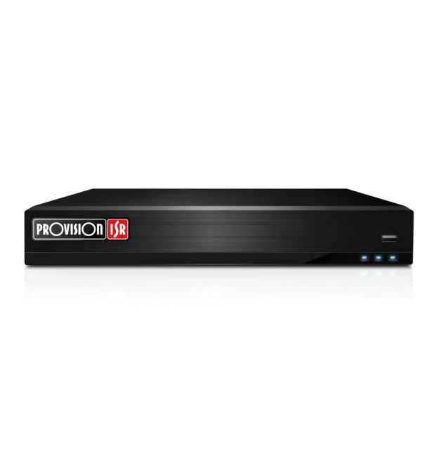 IP-відеореєстратор 16-канальний з PoE Provision-ISR NVR12-16400PFAN(1U) з розпізнаванням осіб для систем відеоспостереження