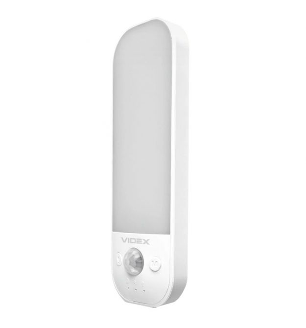 Светильник LED аккумуляторный с датчиком движения VIDEX VL-NL014W-S