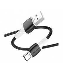 Кабель Borofone BX84, Type-C-USB, 3A, довжина 1м, Black, BOX