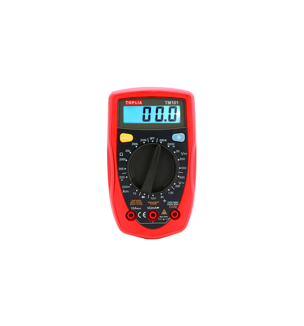Мультиметр TOPLIA TM101 Вимірювання: V, A, R