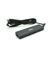 Хаб USB 3.0 Inkax DTS-02, 4 порти, довжина кабель 1,5 м, Box