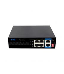 PoE-коммутатор 6-портовый TVT TD-B2204S1-PEU с 4 портами PoE